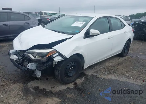 2016 Toyota Corolla Le from USA, damaged, VIN 2T1BURHE0GC504484
